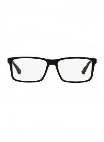 Men's Rectangular Eyeglasses - Lens Size: 54 mm