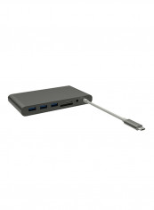 USB-C Hub For MacBook And PC Grey
