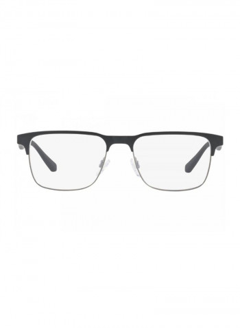 Men's Square Eyeglasses - Lens Size: 55 mm