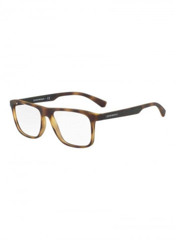 Men's Rectangular Eyeglasses Frame - Lens Size: 53 mm
