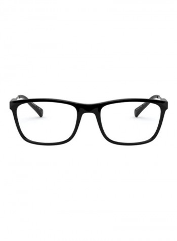 Men's Square Eyeglasses Frame - Lens Size: 53 mm