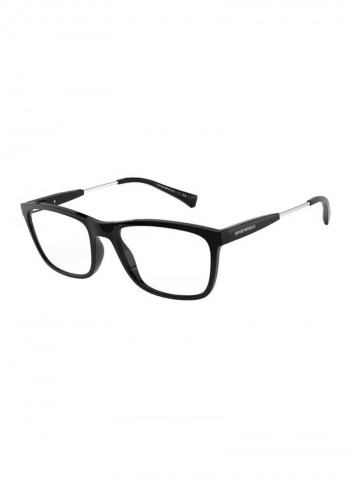 Men's Square Eyeglasses Frame - Lens Size: 53 mm