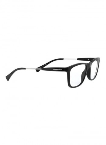 Men's Square Eyeglasses Frame - Lens Size: 53 mm