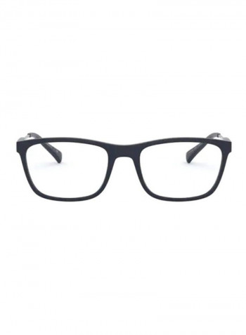Men's Square Eyeglasses Frame - Lens Size: 53 mm