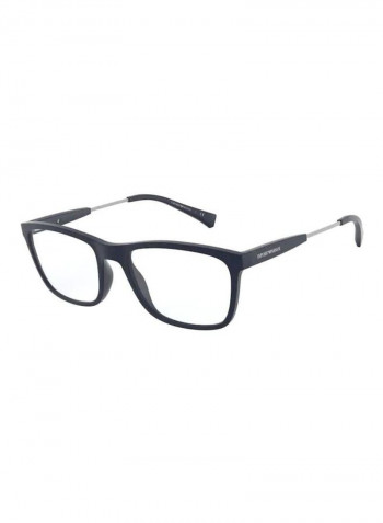 Men's Square Eyeglasses Frame - Lens Size: 53 mm