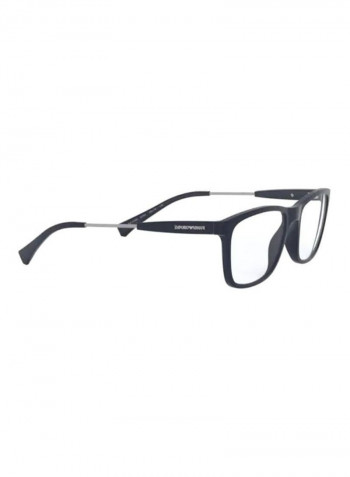 Men's Square Eyeglasses Frame - Lens Size: 53 mm