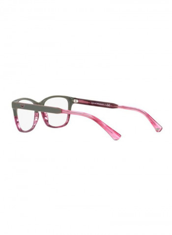 Square Eyeglasses Frame - Lens Size: 52 mm للنساء