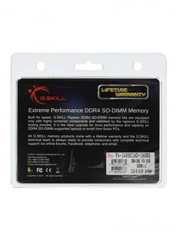 2-Piece SODIMM DDR4 RAM 8GB
