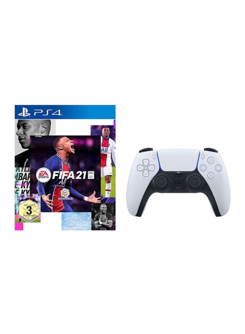 Dual Sense Wireless Controller With FIFA 21 - PlayStation 5 (PS5)