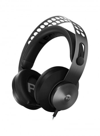Legion H500 Wired On-Ear Gaming Headphone With Mic For PS4/PS5/XOne/XSeries/NSwitch/PC Black/Grey
