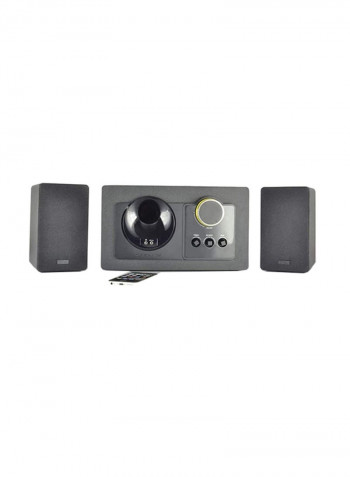 Grub 2.1 Surround Sound Speakers (240 Peak Watts) 80.2 x 34.7 x 24.1cm Black