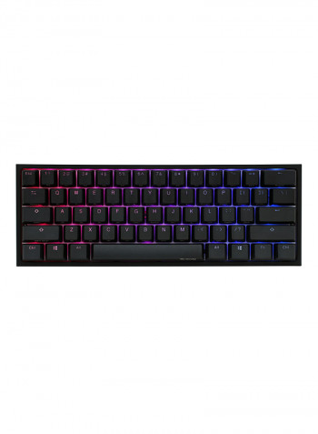 One 2 Double Shot RGB PBT Wired Mechanical Keyboard Black