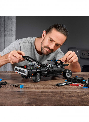 1077-Piece Technic Dom's Dodge Charger Building Set 42111 35x37.4x11.5centimeter 35x37.4x11.5centimeter