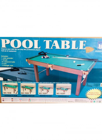 Snooker Pool Table Toy Set