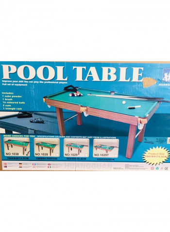 Snooker Pool Table Toy Set