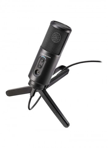 Cardioid Condenser USB Microphone 173195 Silver