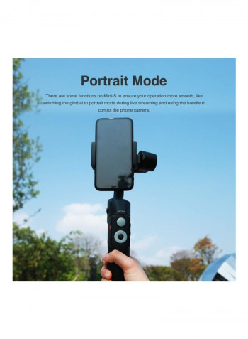 Mini-S Tri-Axis Smartphone Gimbal Black