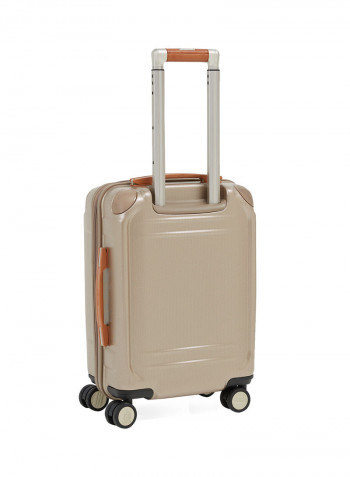 Ocean Drive Spinner Luggage Trolley 20-Inch Sandstone