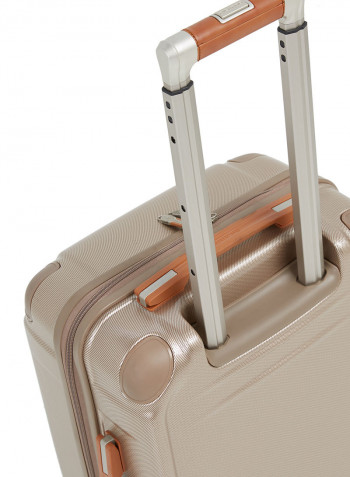Ocean Drive Spinner Luggage Trolley 20-Inch Sandstone