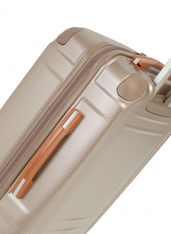 Ocean Drive Spinner Luggage Trolley 20-Inch Sandstone