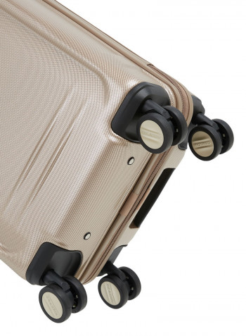 Ocean Drive Spinner Luggage Trolley 20-Inch Sandstone