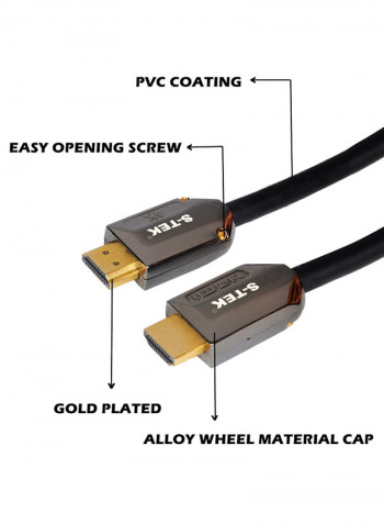 4K Ultra High-Speed HDMI 2.0 Cable Black