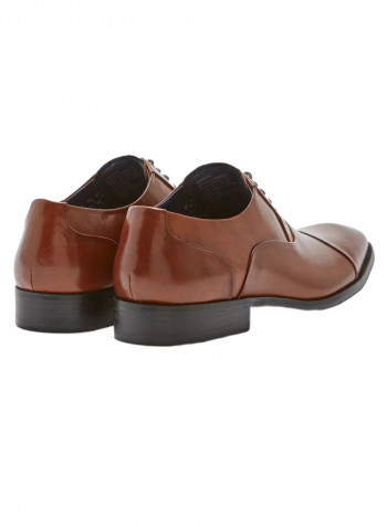 Joaquin Lace-Up Formal Shoes Tan Brown/Black
