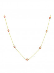 18 Karat Gold Pearls Opera Necklace