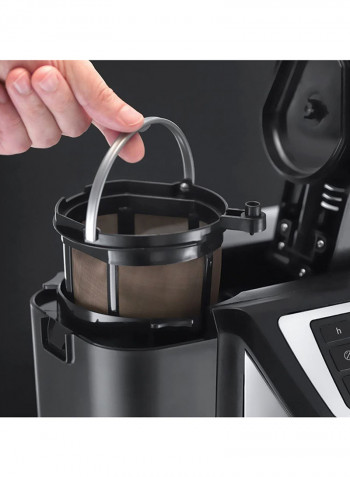 Chester Grind And Brew Coffee Machine 1.5L 1025W 1025 W 22000-56 Black/Silver/Clear