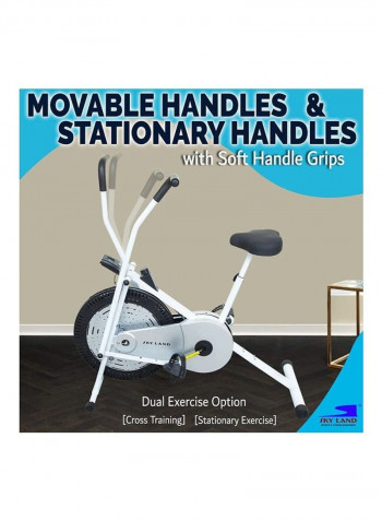 Air Exercise Bike With Handlebars