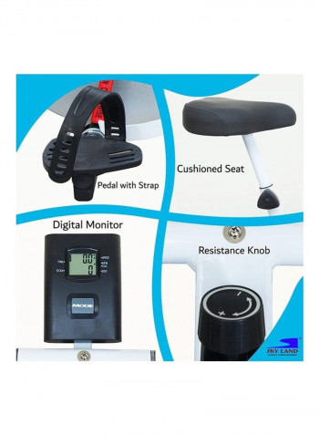 Air Exercise Bike With Handlebars