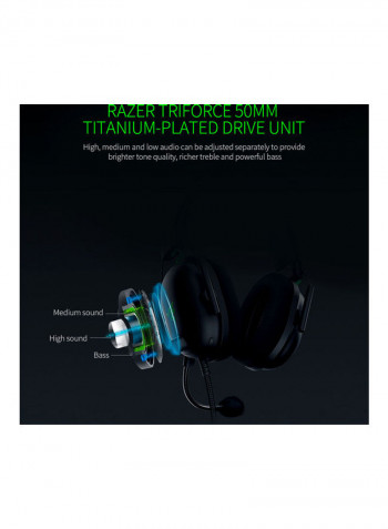 Blackshark V2 SE Wired Gaming Headset Black/Green