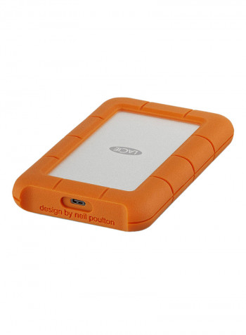 Rugged USB-C Mobile Drive 2TB Orange