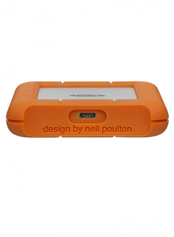 Rugged USB-C Mobile Drive 2TB Orange