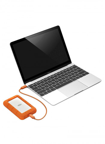 Rugged USB-C Mobile Drive 2TB Orange