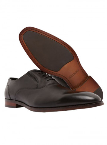 Preach Lace-Up Style Formal Shoes Black