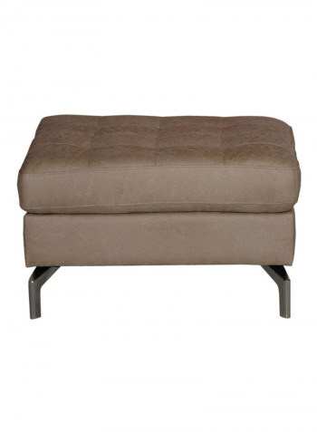 Torino Tufted Ottoman Brown