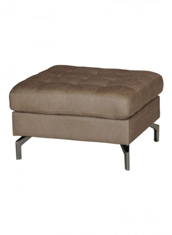 Torino Tufted Ottoman Brown