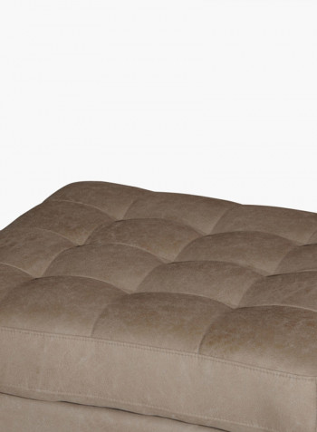 Torino Tufted Ottoman Brown