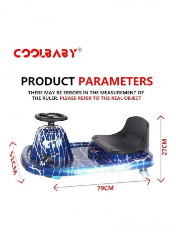 Drift Crazy Electric Scooter with Light Band 79 x 51 x 27cm