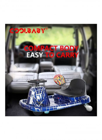 Drift Crazy Electric Scooter with Light Band 79 x 51 x 27cm