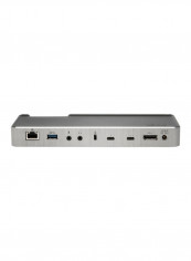 Kensington SD5000T Thunderbolt 3 Docking Station Dual Monitor 4K for MacBook Pro Silver
