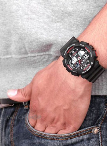 Men's Resin Analog/Digital Quartz Watch GA-100-1A4DR