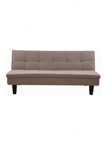 Sherry 3-Seater Tufted Sofa Bed Brown