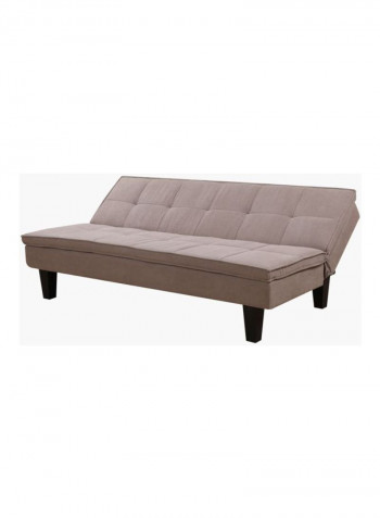 Sherry 3-Seater Tufted Sofa Bed Brown