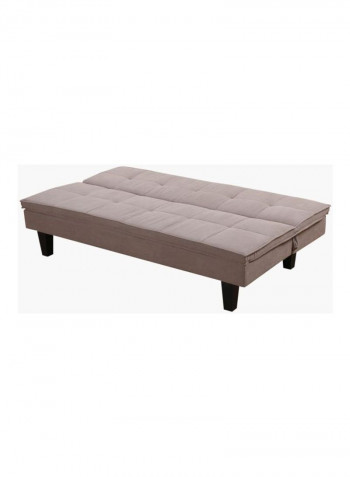 Sherry 3-Seater Tufted Sofa Bed Brown