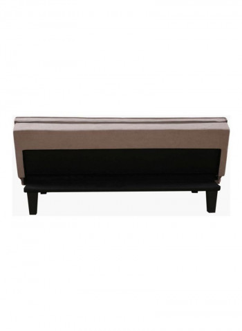 Sherry 3-Seater Tufted Sofa Bed Brown