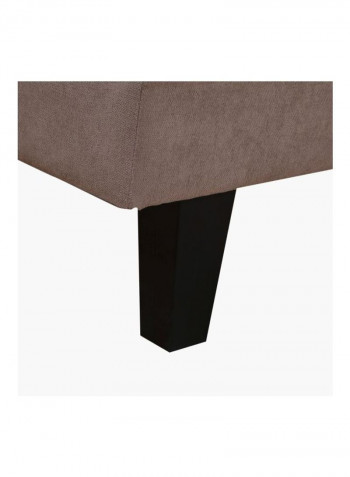 Sherry 3-Seater Tufted Sofa Bed Brown