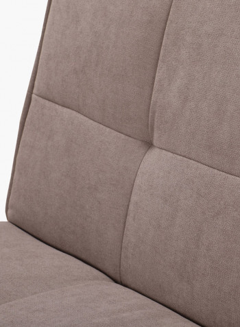 Sherry 3-Seater Tufted Sofa Bed Brown
