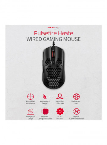 HyperX Pulsefire Haste Gaming Mouse Black